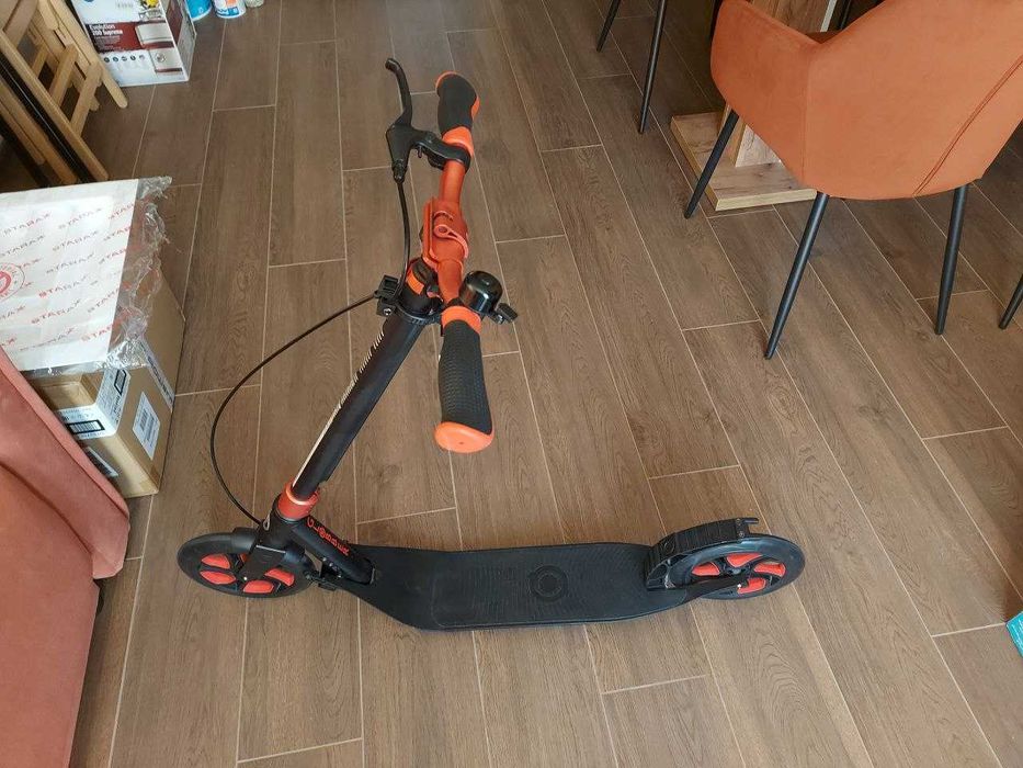 Самокат Globber On червоно-сірий до 100кг 2 колеса