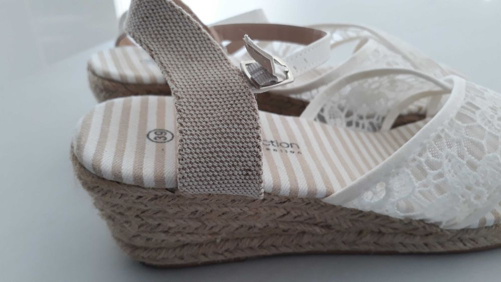 Espadryle na koturnie rozm. 39
