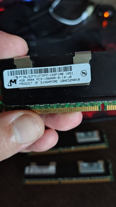 Оперативная память серверная ecc  16gb ddr3 1333 - 1866 mhz