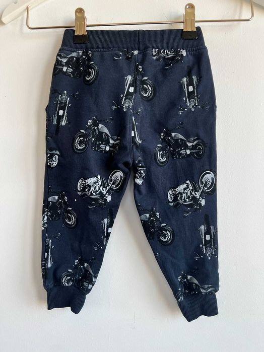 Name It spodnie dresowe długie chłopięce bawełna motory 80