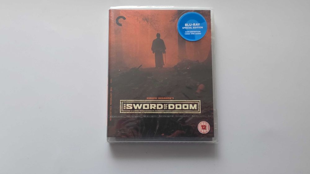 blu ray Sword of doom Miecz zagłady z książeczką criterion