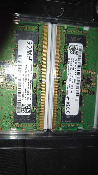 2x 8GB DDR5 5600MHz SODIMM da HP - Victos Laptop gamer