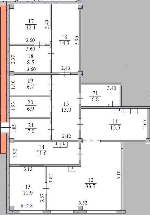Оренда приміщення 148 кв.м під магазин, кафе, харчове вул. Журналістів