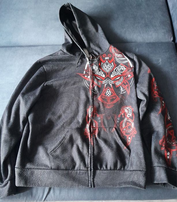 Bluza na zamek z kapturem, viking, wiking