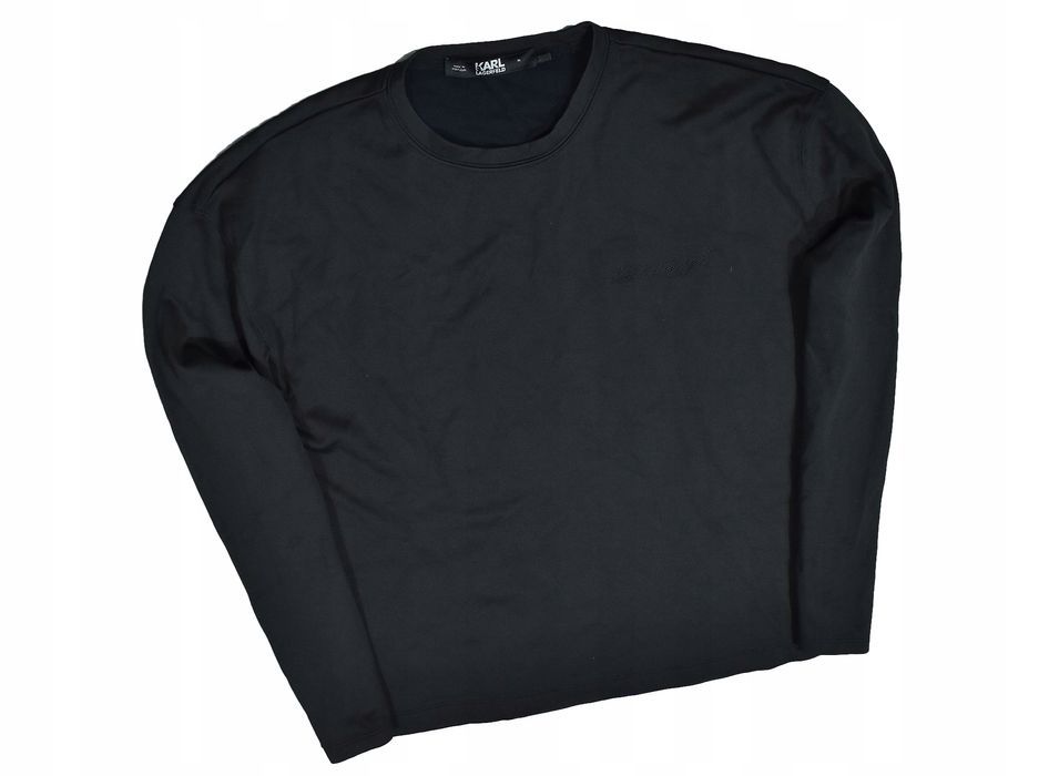 Karl Lagerfeld Czarna Bluza Damska Xl