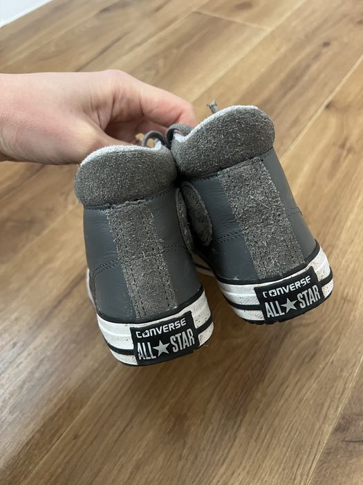 Шкіряні утеплені кеди Converse, оригінал 19 см