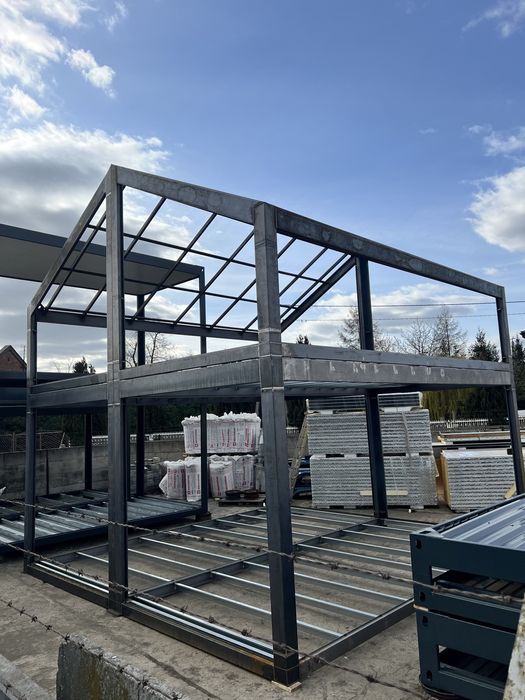 Rama kontenera ,stodoła 35m2 + piętro 35m2 mocna konstrukcja