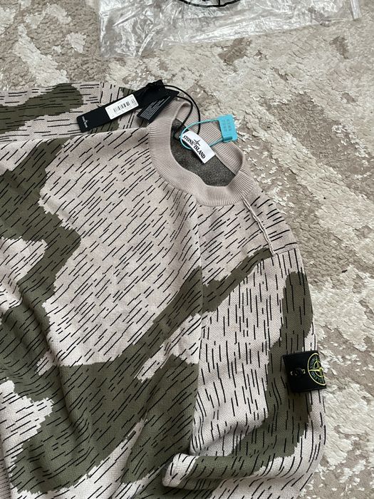 Світшот Stone Island Mixed Yarn Camo свитшот стон айленд исланд ісланд камо