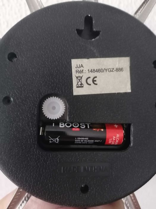 Relógio Cozinha Prateado