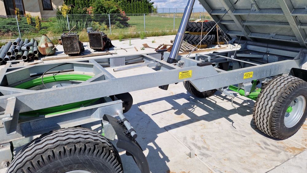Przyczepa rolnicza 12 T Techmont  Cynkowana ogniowo Ocynkometalowa