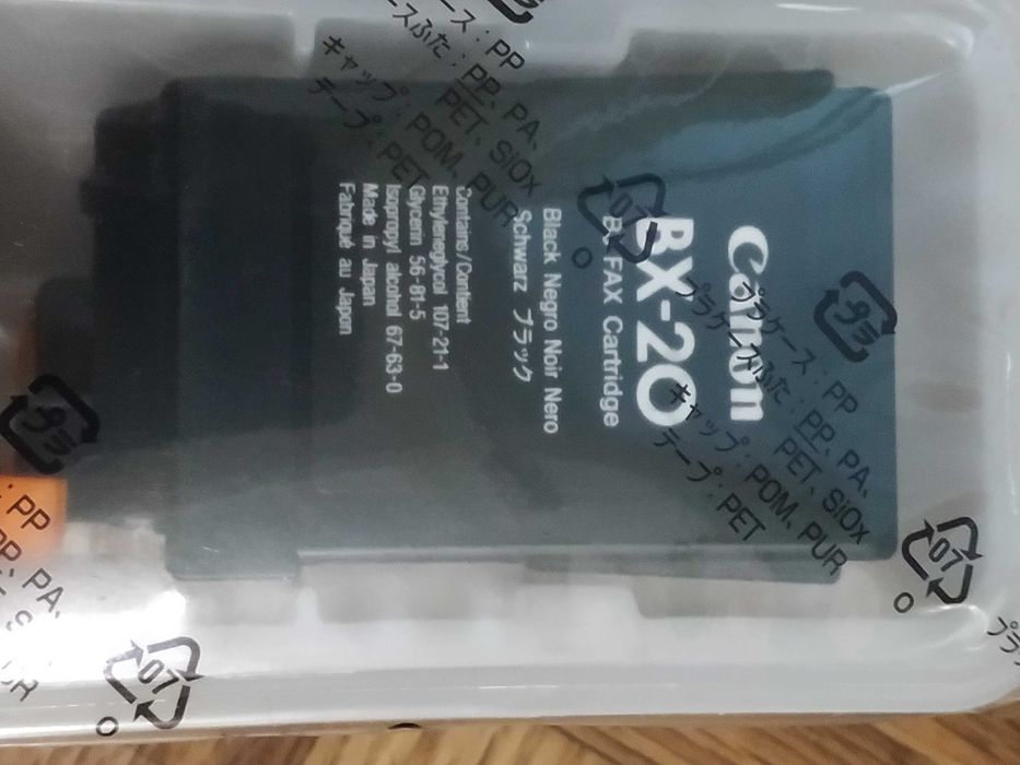 нові картриджи для принтера факса canon bx-20 ціна за все