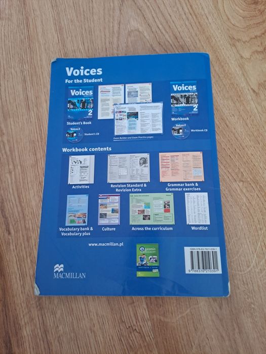 Zeszyt ćwiczeń z języka angielskiego Voices Workbook Macmillan 2
