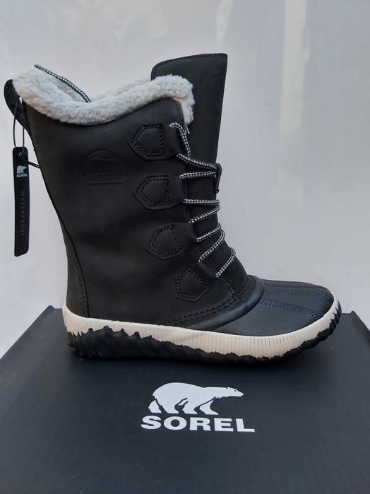 SP NOWE kozaki SOREL out n about plus tall 37 botki śniegowce skórzane