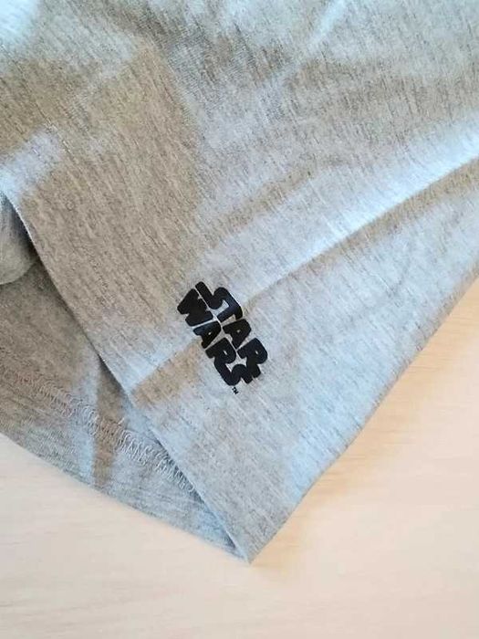 T-shirt cinzenta Springfield com estampa Star Wars tamanho XXXL