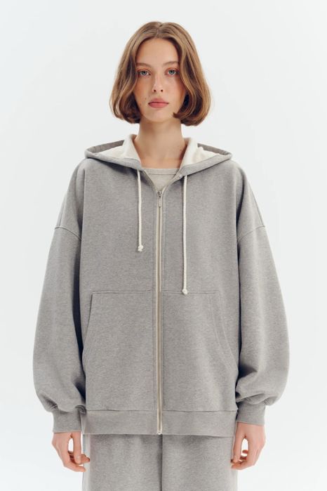 Usual, зіп худі оверсайз утеплене, m-l