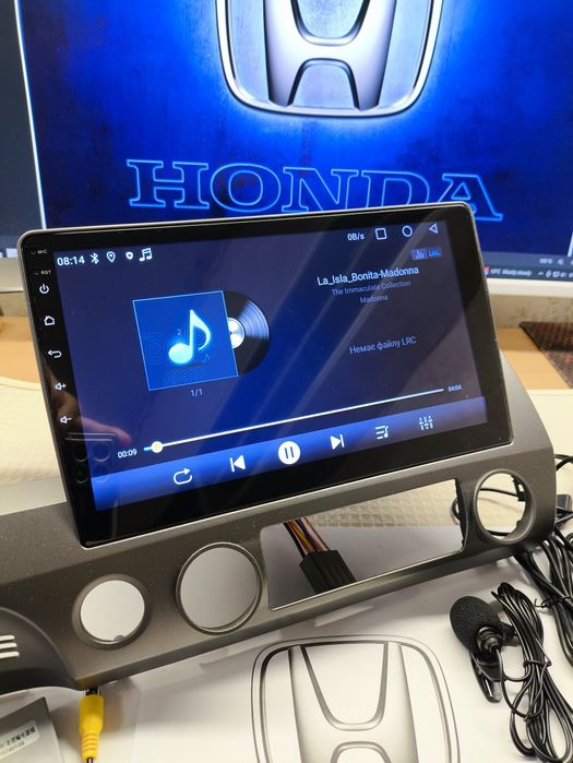 Магнитола 10.1 дюймів Honda civic 4D/Civic hybrid