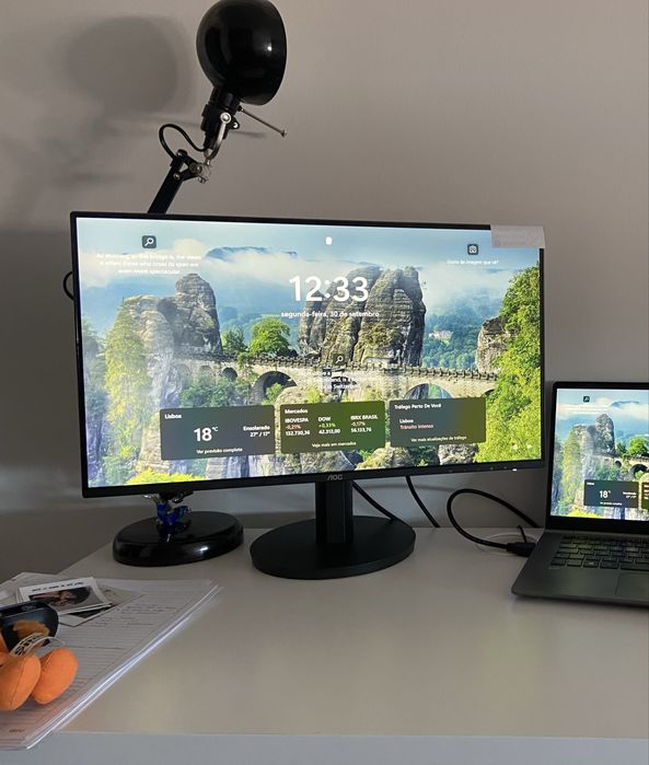 Monitor NOVO - AOC - 24B3Ha2 (24'' - Full HD - IPS - 1 ms - Preto)