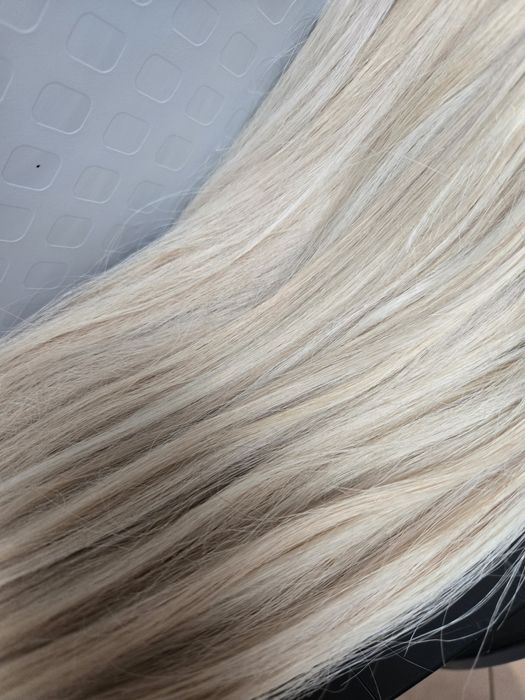 Włosy naturalne blond 50 cm