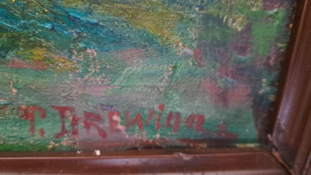 Obraz widok na wiatraki