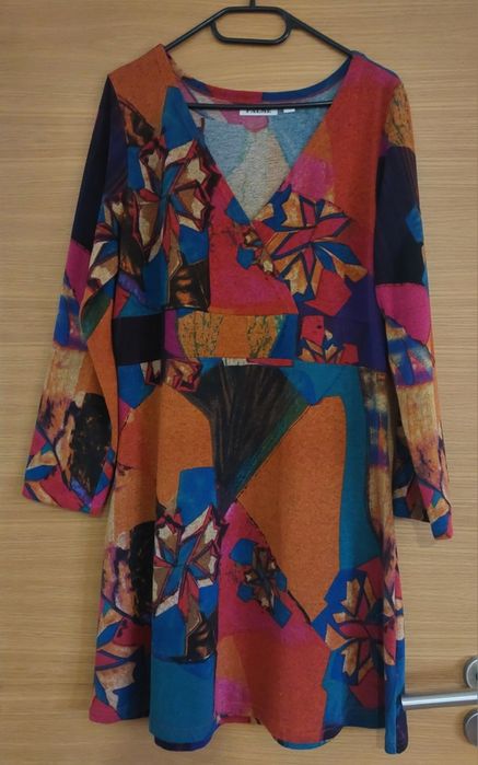 Vestido Estampado Abstracionismo, ML