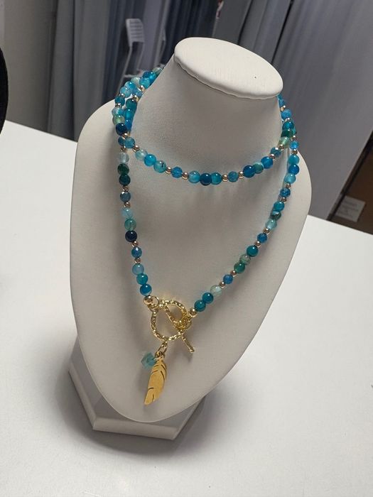 Naszyjnik rękodzieło kamień