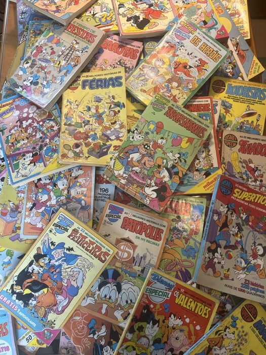 Grande Coleção Disney 450 revistas – Mickey, Donald, Patinhas