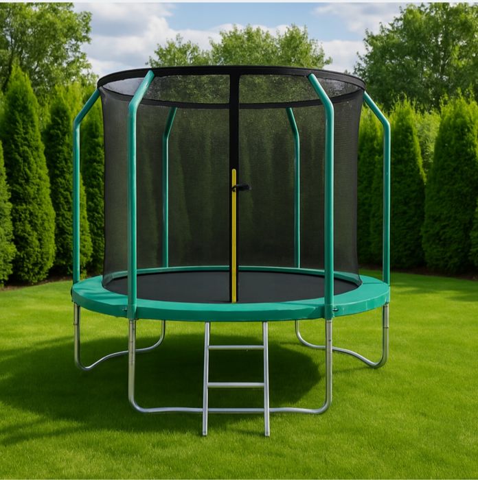 Дитячий батут  252 см з сіткою і драбинкою