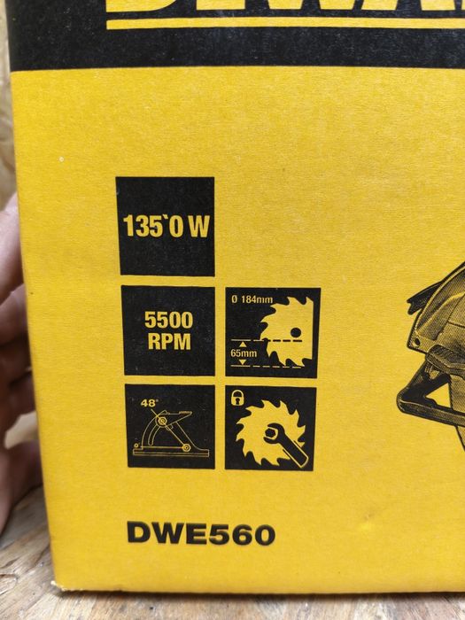 Pilarka tarczowa DeWalt DWE560 184 mm