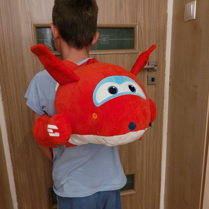 Pluszowy plecak zabawka Super Wings