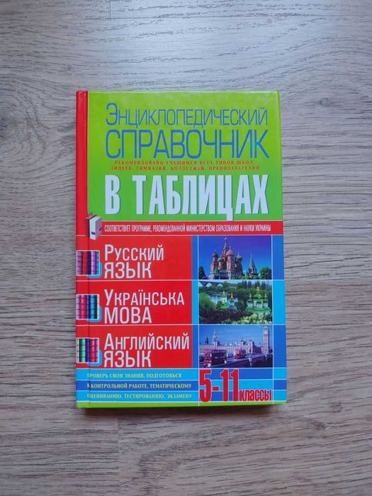 Довідник в таблицях для вивчення мов