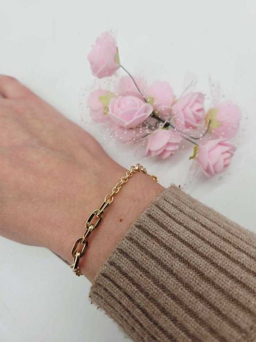 Złota Bransoletka Próba 585 Waga 3,59g Długość 19,5cm