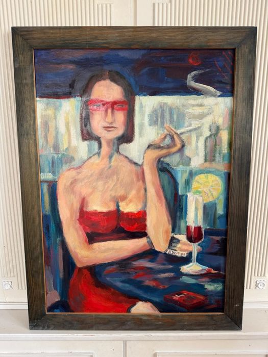 Obraz olejny Barbary Szeptuch.