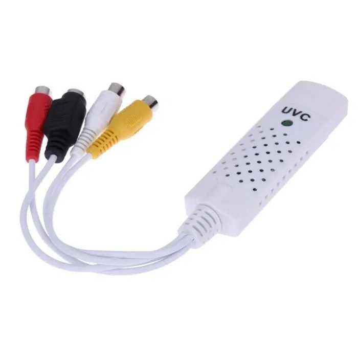 Adaptador USB Easycap UVC para video camara tv playstation DVD VHS NOV