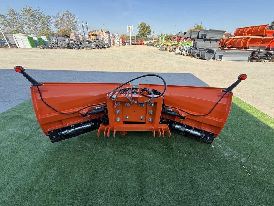 Pług lekki SKŁADANY do śniegu Metal-Technik spych śnieżny strzałka