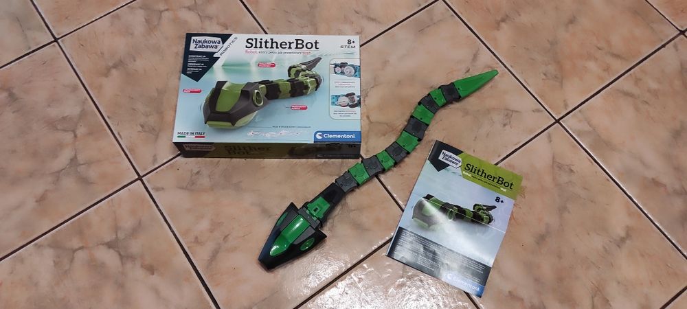 Naukowa Zabawa, Slither Bot, wąż, 8+, robot