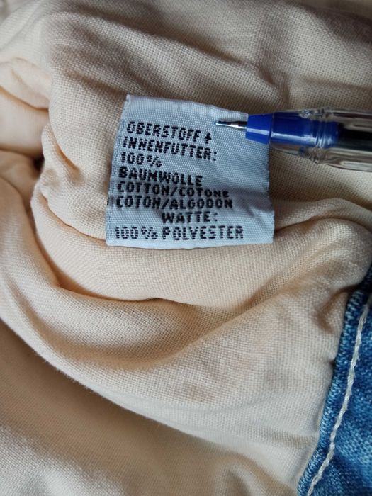 Ding Dong długa kurtka jeansowa ocieplana r 98