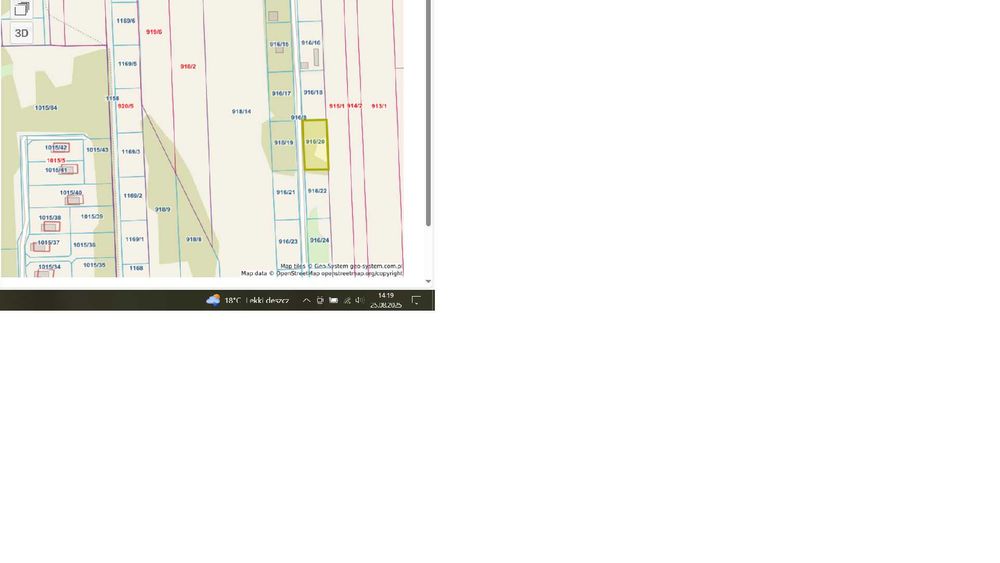 Działka rekreacyjna z możliwością zabudowy