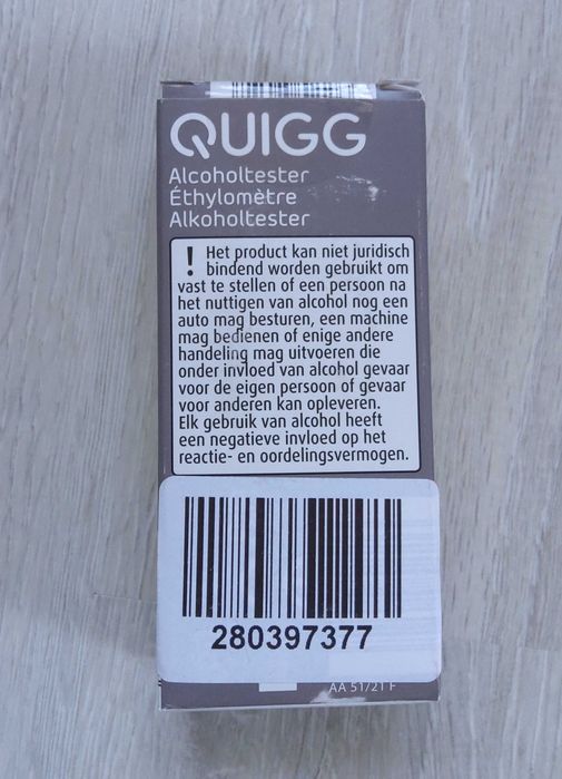 QUIGG Alkomat cyfrowy bezustnikowy Lcd