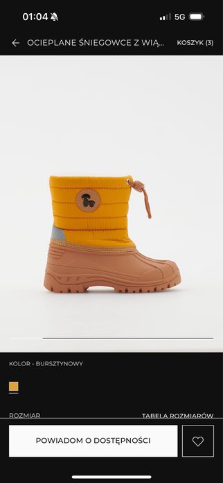 Ciepłe śniegowce reserved nowe 32