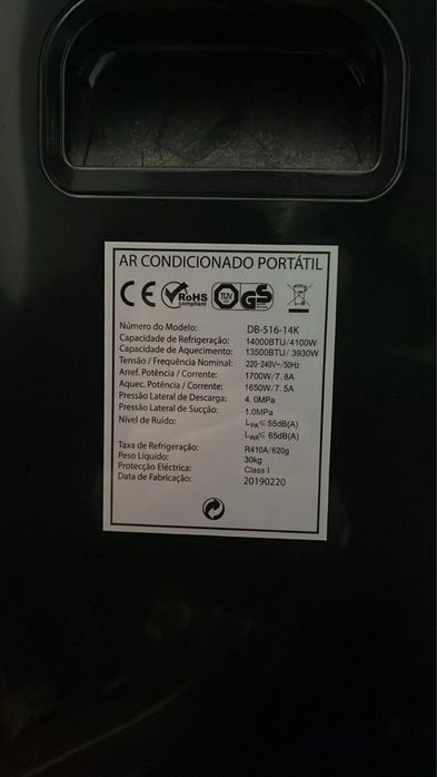 Ar Condicionado Portatil 12000 BTU