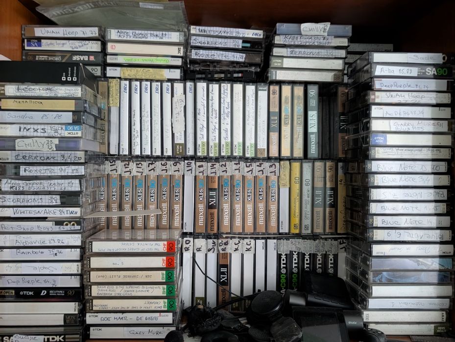 Tdk sa , maxell, sony. Професійна запис на аудіокасети з вініла.