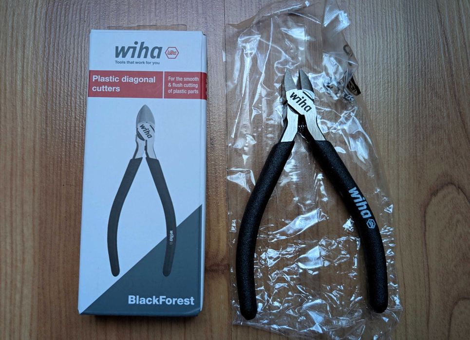 Диагональные бокорезы Wiha 45965 Black 125mm прецизионные сталь С70
