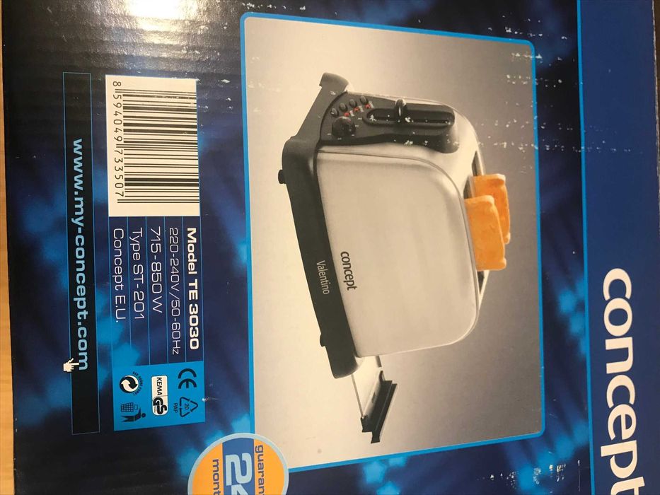 Toster Concept nowy TE3030