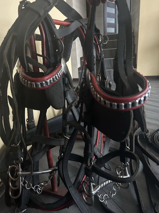 Uprząż robocza na pare koni FULL