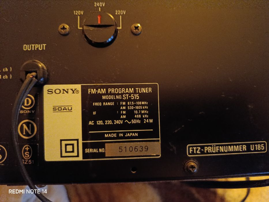 Sprzedam Pilnie!Sony komplet ta 313 plus tuner