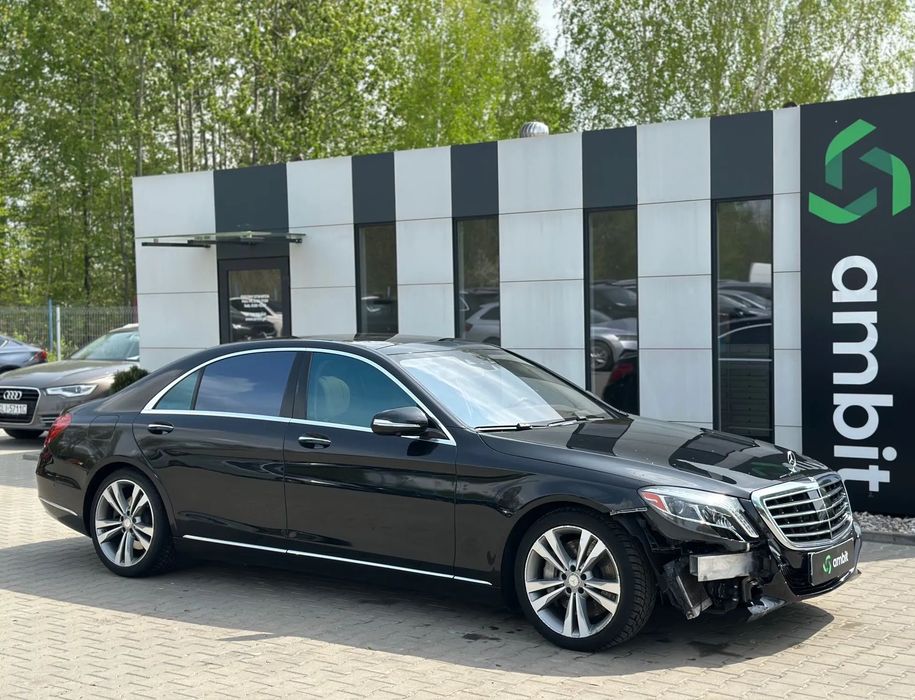 Mercedes-Benz Klasa S 4663cm3 456KM 2015r. 4Matic auto zarejestrowane i ubezpieczone w Polsc