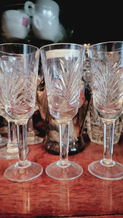 хрустальные и стеклянные бокалы - наборы неполные