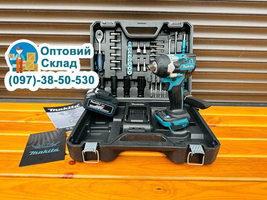 Акумуляторний Гайковерт Makita DTW500 1 АКБ 36V8A 500Nm + Комплектація