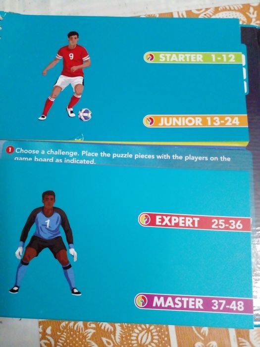 Винтажная настольная игра "футбольные  правила и схемы игры в футбол"