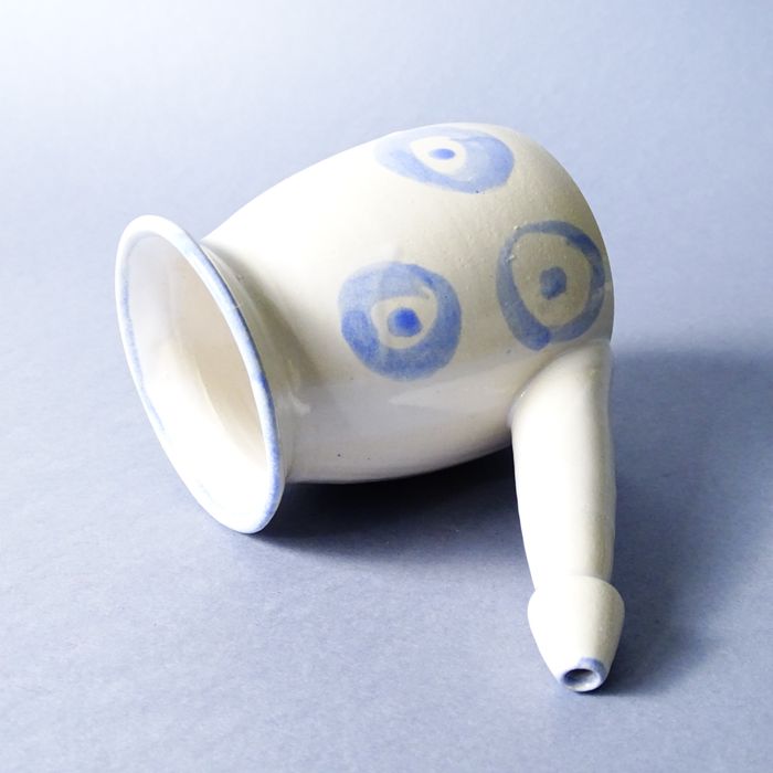 ceramika autorska sygnowany dzbanek gliniany